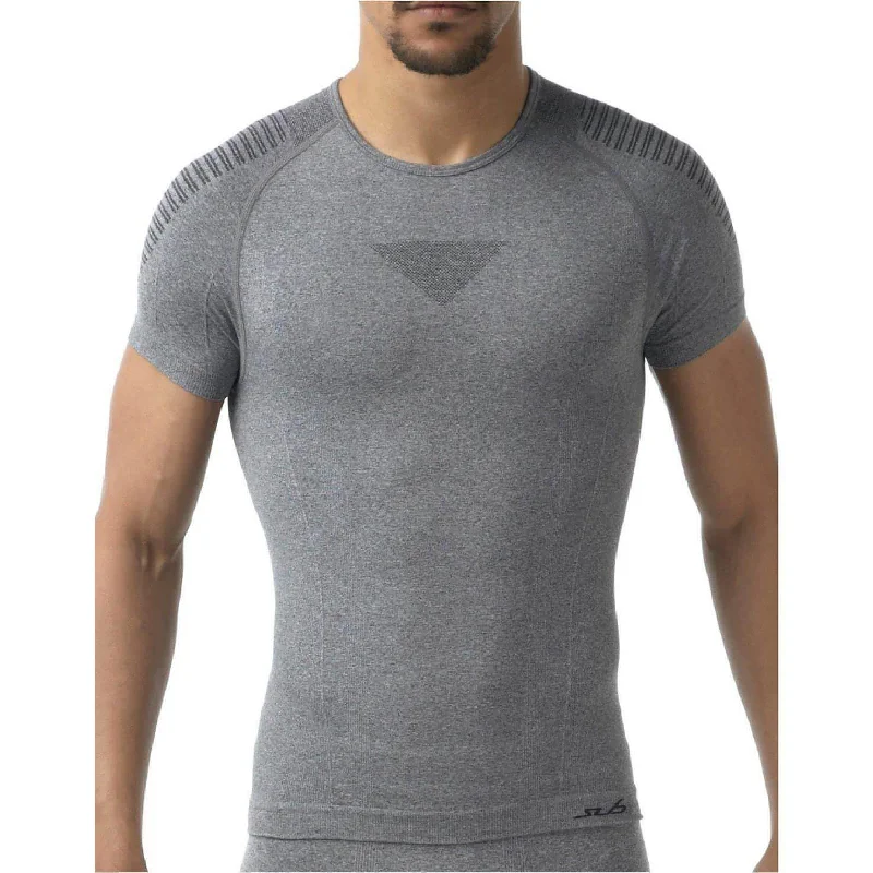 Sub Sports SubAir Seamless Baselayer Short Sleeve Mens Top - Grey