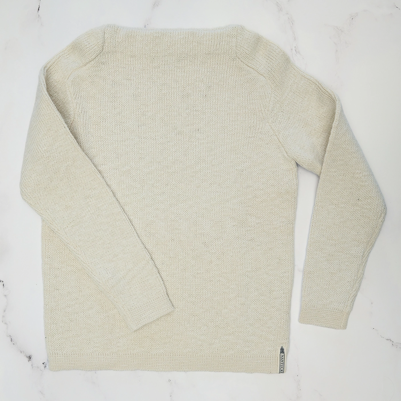 Cream Boatneck Sweater