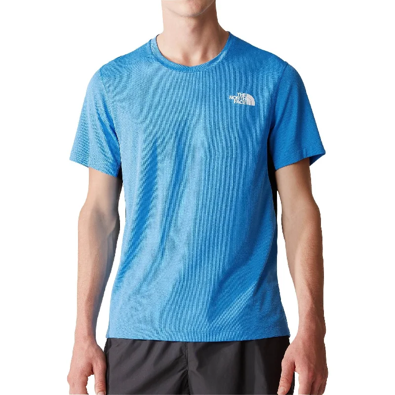 The North Face Lightbright Short Sleeve Mens Running Top - Blue