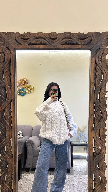 Detailed sweater XL-2XL