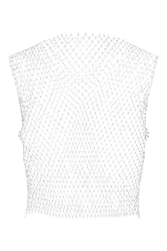 Pieces - Pcwisana Body Jewellery Top - 4625508 Bright White