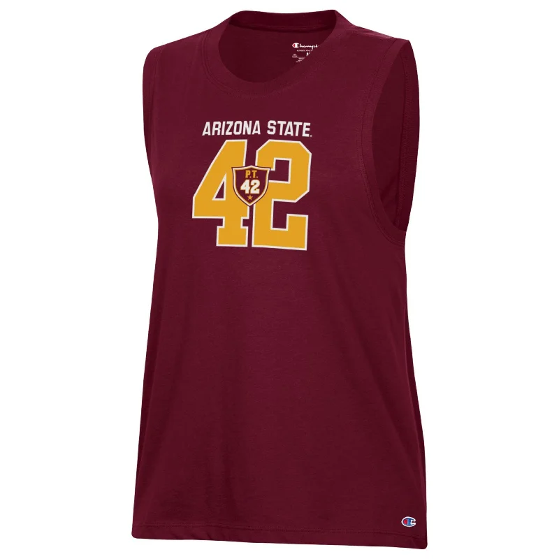 ASU Tillman Ladies Tank MRN