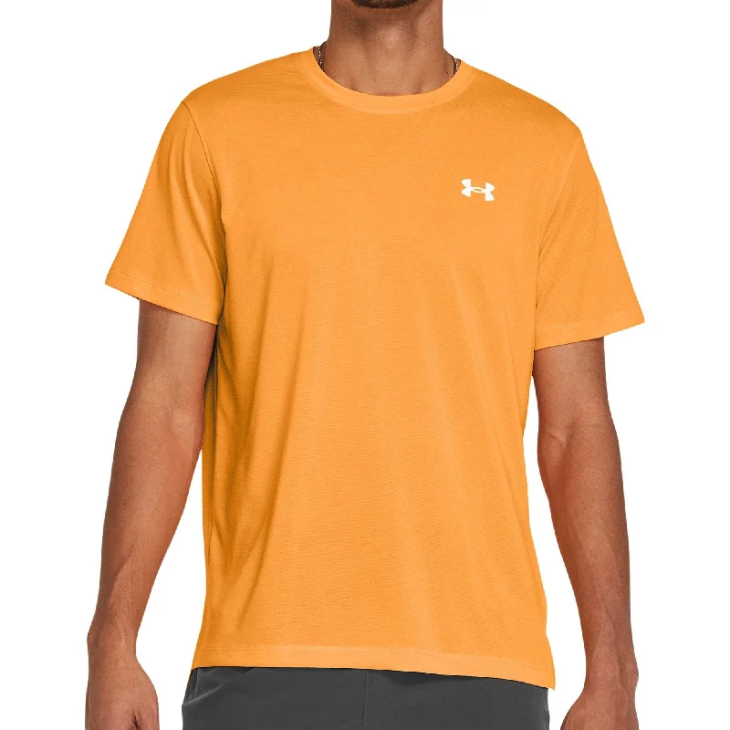 Under Armour Launch Short Sleeve Mens Running Top - Orange