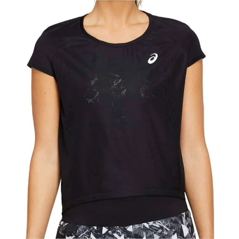 Asics Future Ventilate Short Sleeve Womens Running Top - Black