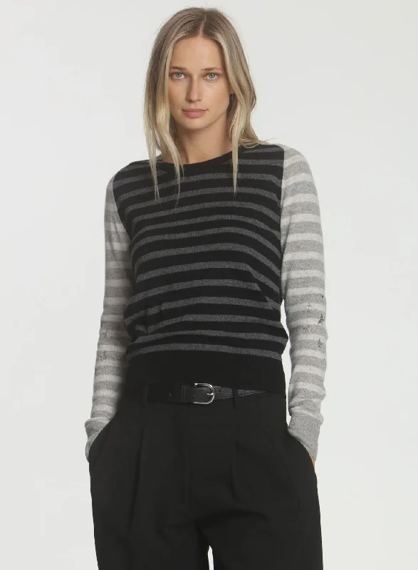 Emma Glory Stripe - Black