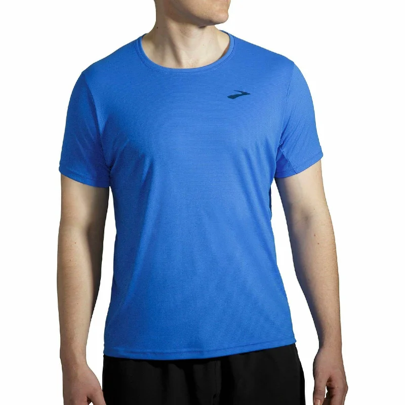 Brooks Atmosphere Short Sleeve Mens Running Top - Blue