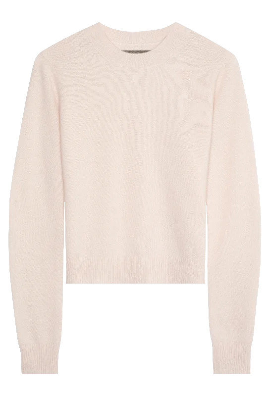 Powder Cashmere Knitted Crew