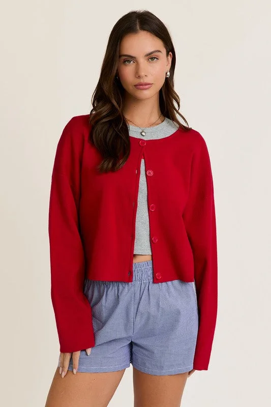 PREORDER - Lindsay Button Down Knit Cardigan