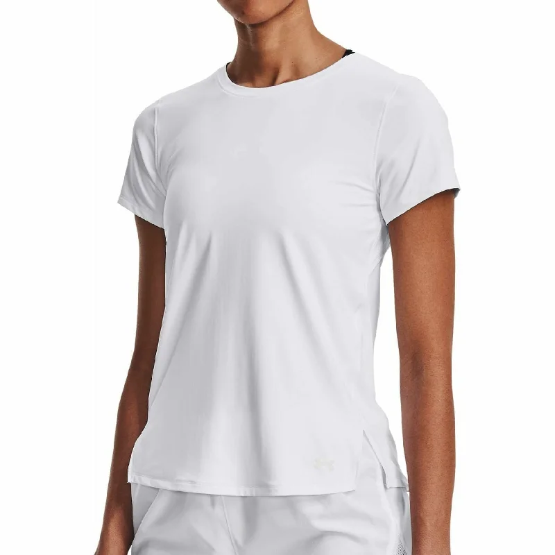 Under Armour Iso-Chill 200 Laser Short Sleeve Womens Running Top - White