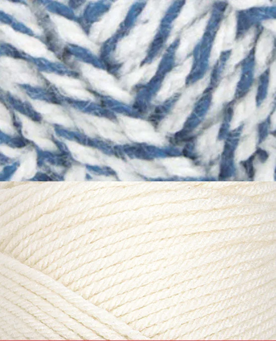 Denim Ragg/Aran Irish Twist