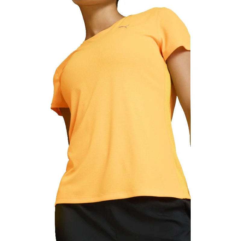 Puma Run Favourite Velocity Short Sleeve Womens Running Top - Orange