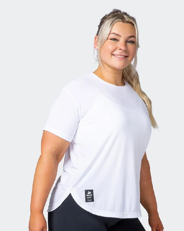 Level Up Training Tee - White