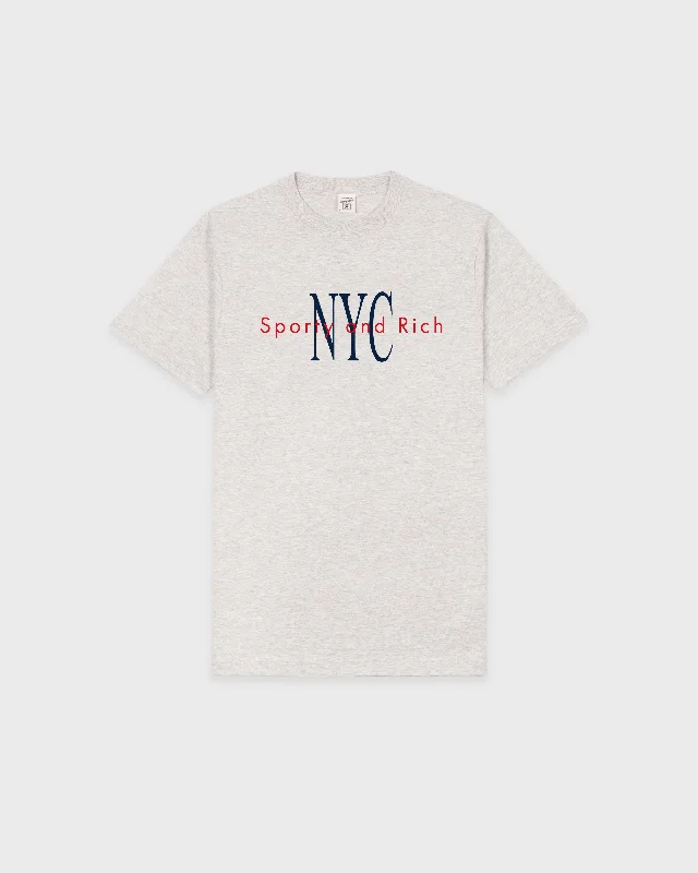 NY Minute T-Shirt - Heather Gray/Navy