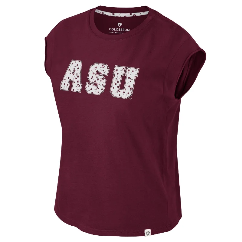 ASU Ladies Muscle Tee MRN