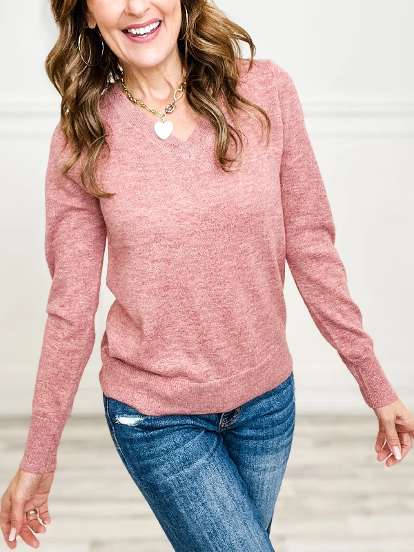 Light Weight Cashmere V Neck Top