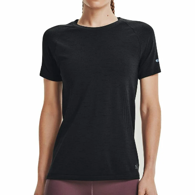 Under Armour Seamless Short Sleeve Womens Running Top - Black