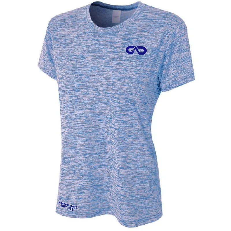 Galaxy DRY-FIT Womens Performance Tee (Light Blue)