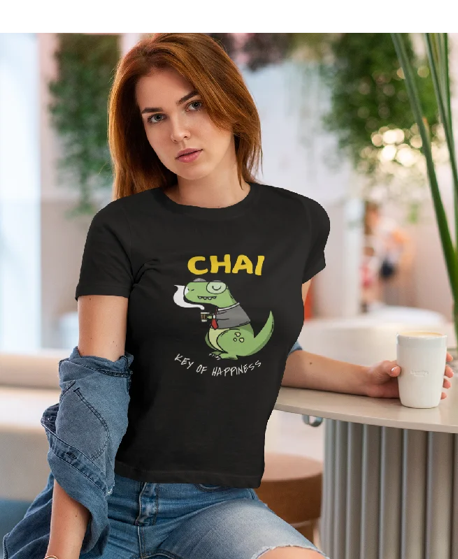 CHAI - KEY OF HAPPINESS : HALF-SLEEVE T-SHIRTS