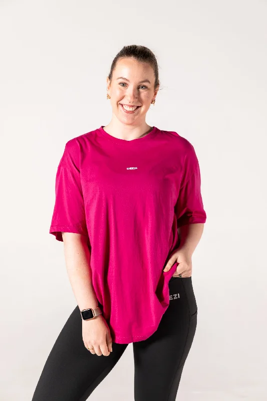 Oversize Tee Magenta